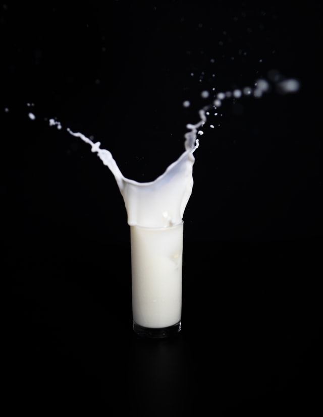 milk making a splash